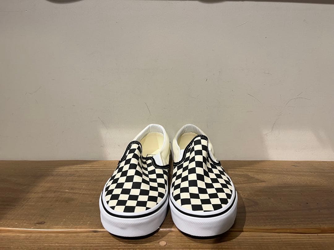 VANS slipon スリッポン チェッカー US正規新品 赤箱 28.5cm