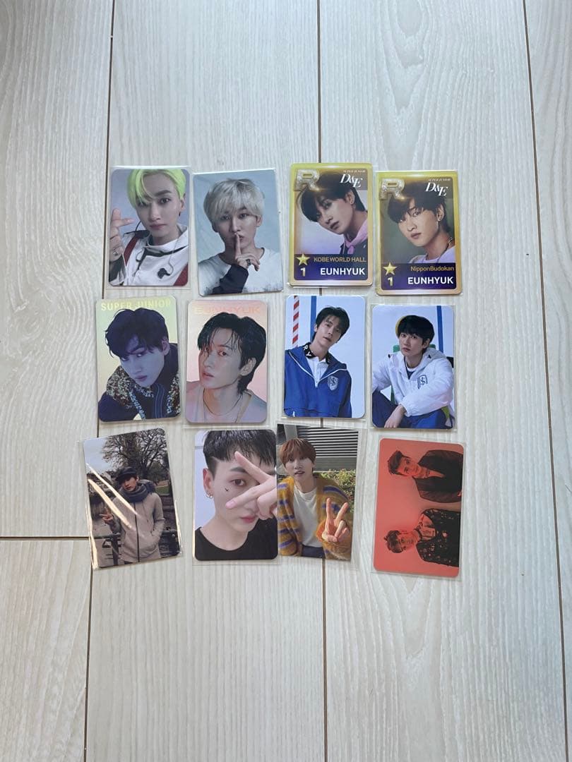 superjunior eunhyuk donghae トレカ　12枚セット SUPER JUNIOR - SUPER JUNIOR ウニョク ELF-JAPAN トレカ セットの通販