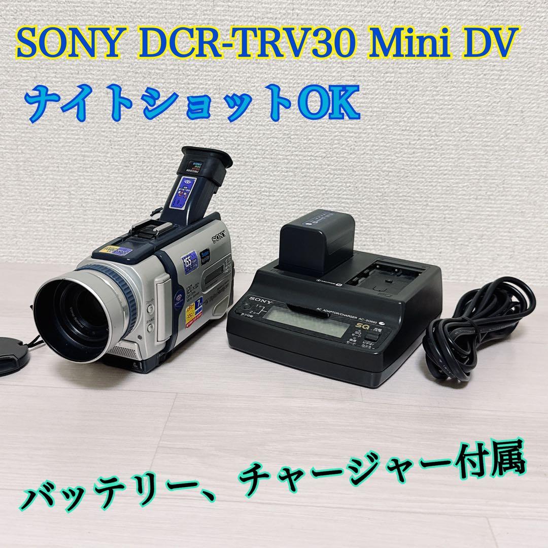 2128【希少品】SONY DCR-TRV30 Mini DV ナイトショット SONY DCR-TRV30 Handycam Camcorder NightShot MiniDV Japanese only