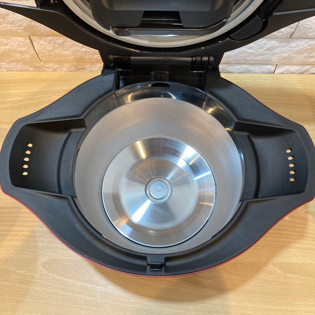 SHARP ヘルシオホットクック KN-HT24B-R 【T21623】 - キッチン家電