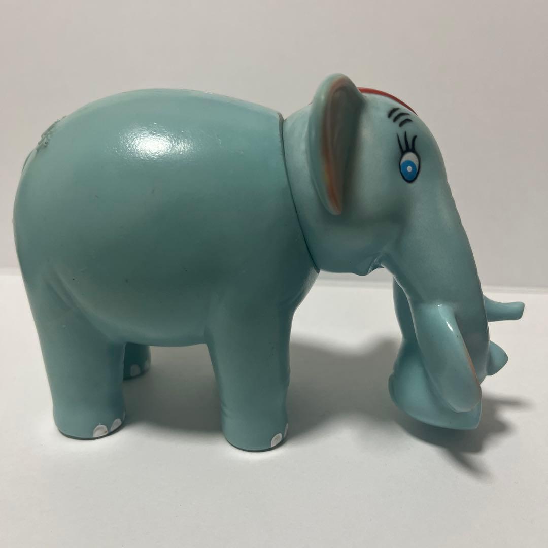昭和レトロ ディズニー ダンボ親子 三菱銀行 ソフビ 貯金箱 非売品