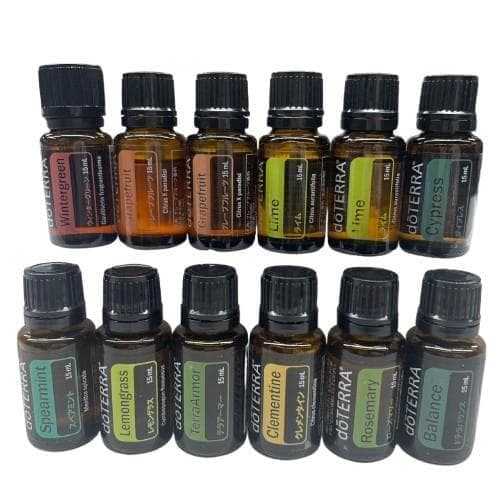 doTERRA エッセンシャルオイル１２本セット 15ml 楽天市場】ドテラ アロマオイル クレメンタイン 15mL 多少揮発あり ＋