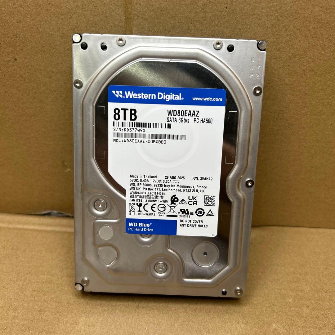 ジャンク　Western Digital WD80EAZZ 8TB HDD WD Blue WD80EAZZ 8TB 5640 RPM 128MB Cache SATA 6.0Gb/s 3.5