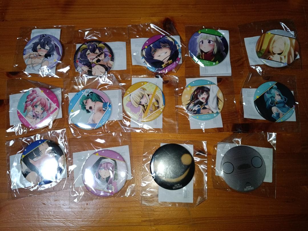 魔法少女にあこがれて　くじコレ　購入特典缶バッジフルコンプ全14種 くじコレ - 魔法少女にあこがれて ナース水着Style for エノルミータ