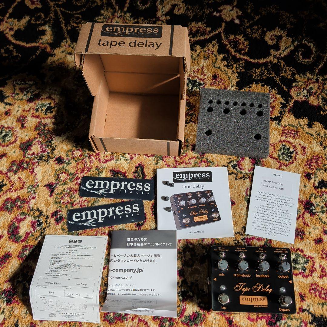 エンプレス・テープディレイ Tape Delay – Empress Effects Inc.