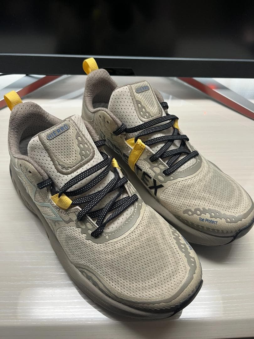 NewBalance FreshFoam Hierro v8 GTX ベージュ Amazon.com | New Balance Men's Fresh Foam X Hierro V8 Trail