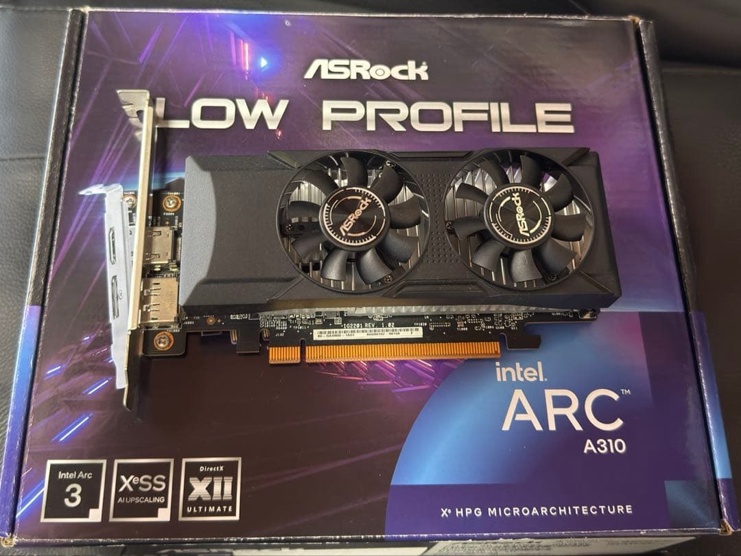 グラフィックボード・グラボ・ビデオカード Intel Arc A310 グラフィックボード Intel Arc A310 ECO SA310C-4G [インテル GPU