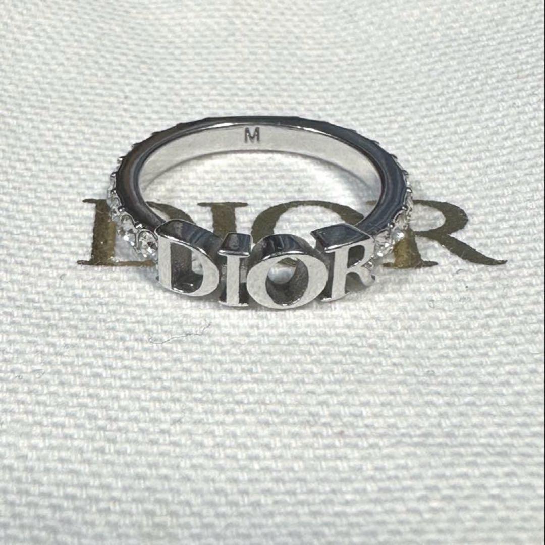 Dio(r)evolution リング　メタル & クリスタル　シルバー　M 国内即発【DIOR】DIO(R)EVOLUTION リング メタル & クリスタル (Dior