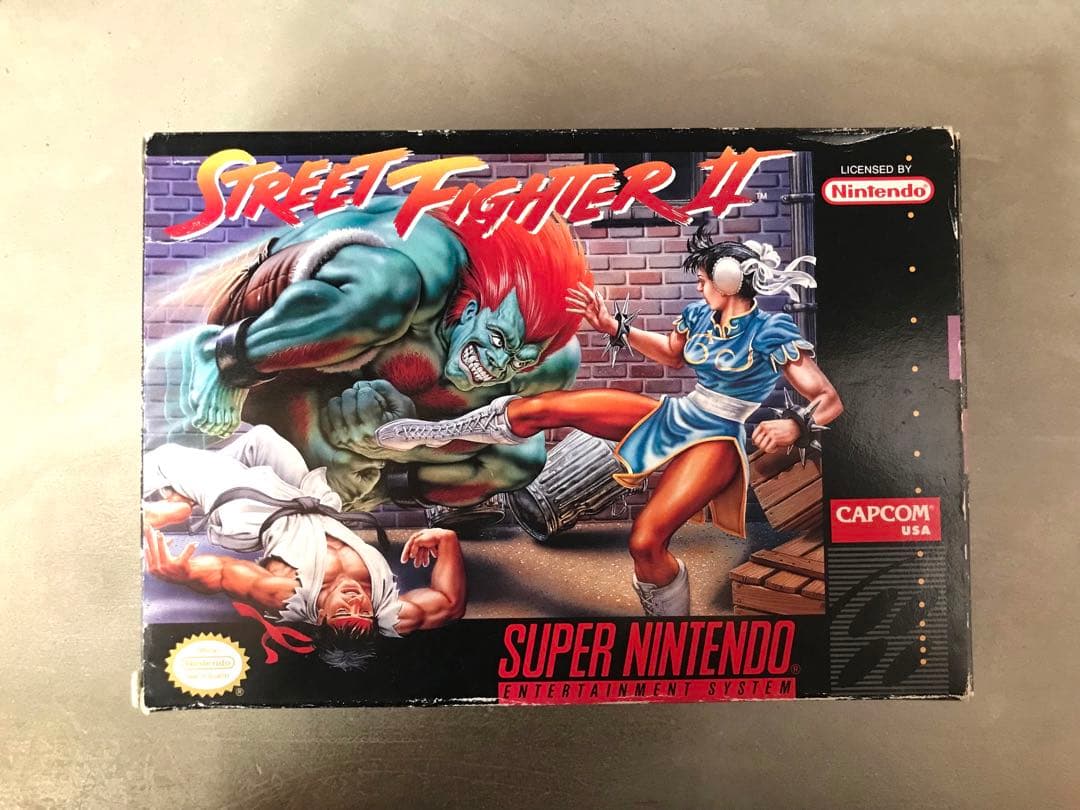 北米 ストリートファイター2 スーパーファミコン　レア(箱説つき) 北米 ストリートファイター2 スーパーファミコン レア(箱説つき) 北米