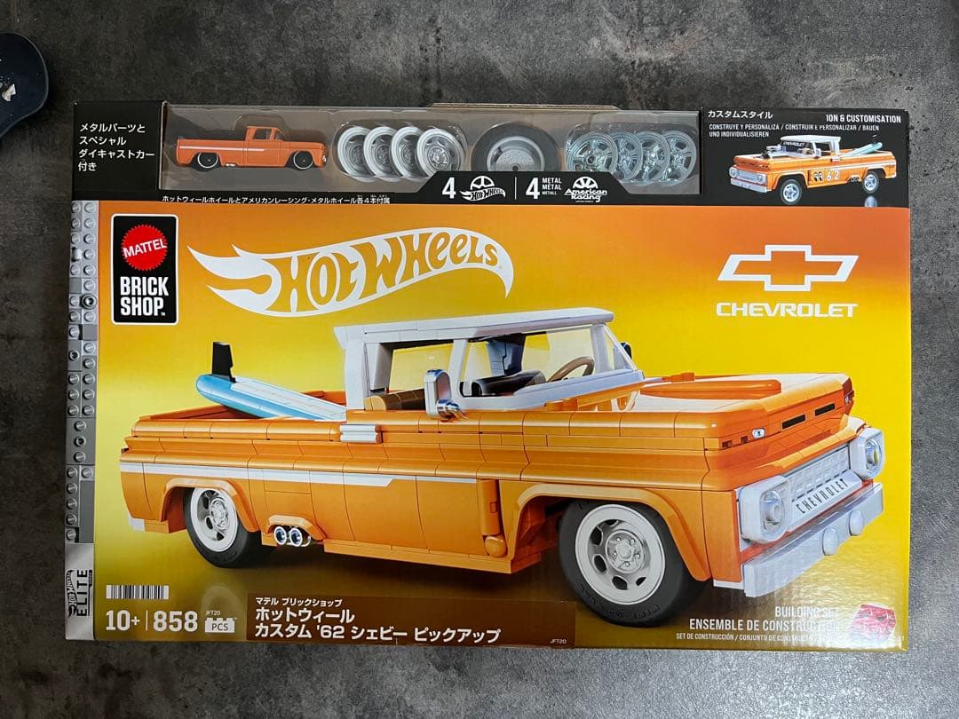 マテルブリックショップ ホットウィール カスタム ’62 シェビー ピックアップ Mattel Brick Shop Hot Wheels Custom '62 Chevy Pickup | Mattel