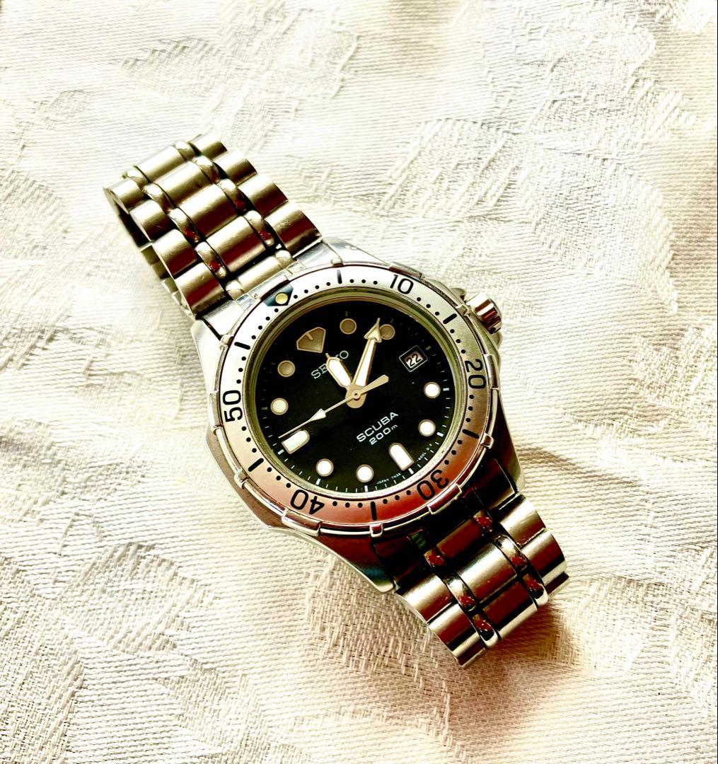 セイコー SCUBA 200 ブラックダイヤル Seiko NEIGHBORHOOD Prospex Solar Diver 200M Limited Edition