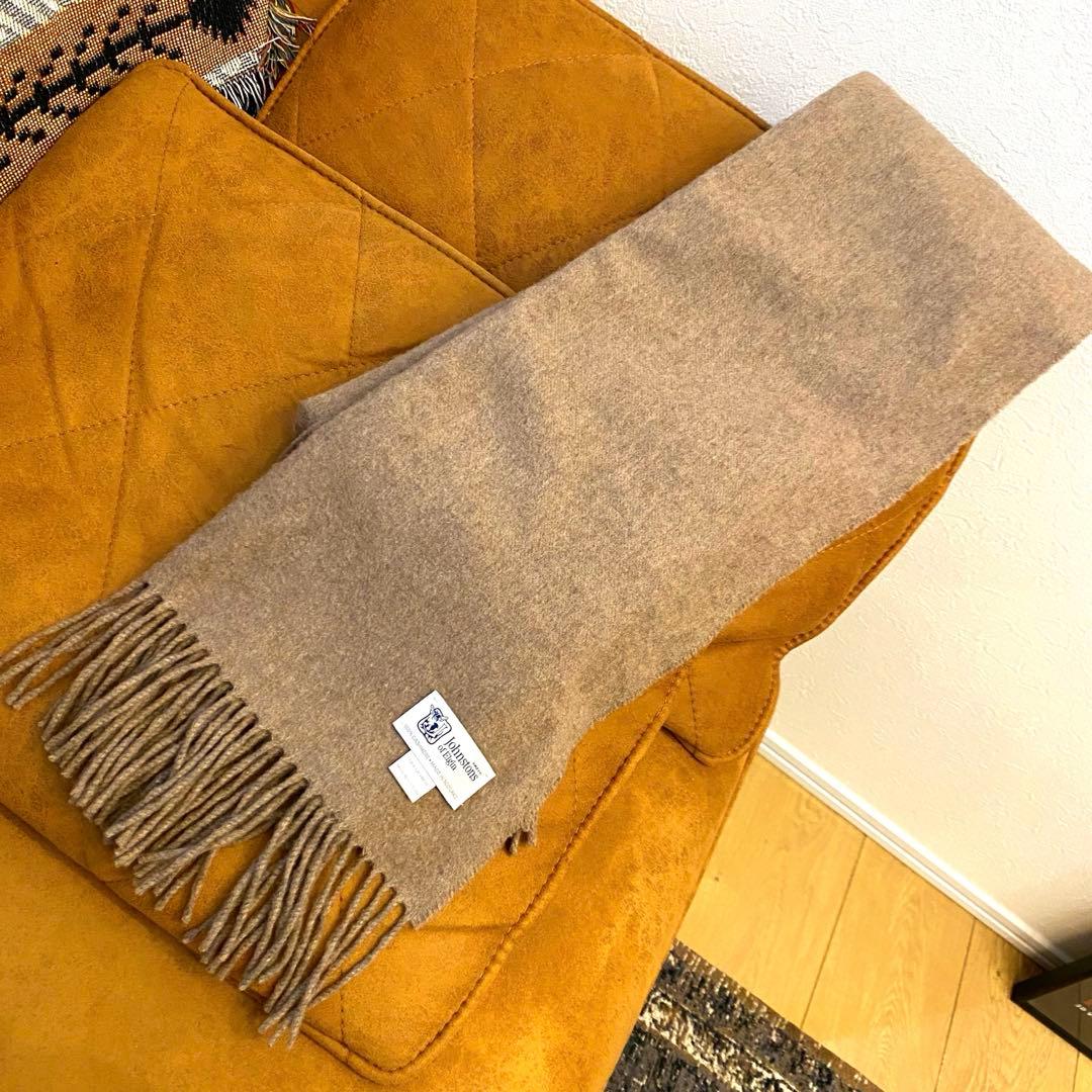 sale◎ジョンストンズカシミヤ 大判無地ストール Otterオッター 国内正規品》ジョンストンズ カシミヤ大判ストールOtter オッター