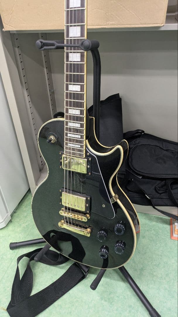 BUSKER'S バスカーズ レスポール カスタム エレキギター BUSKER'S BLC-500 BLK レスポールカスタム ステンレスフレット エレキ