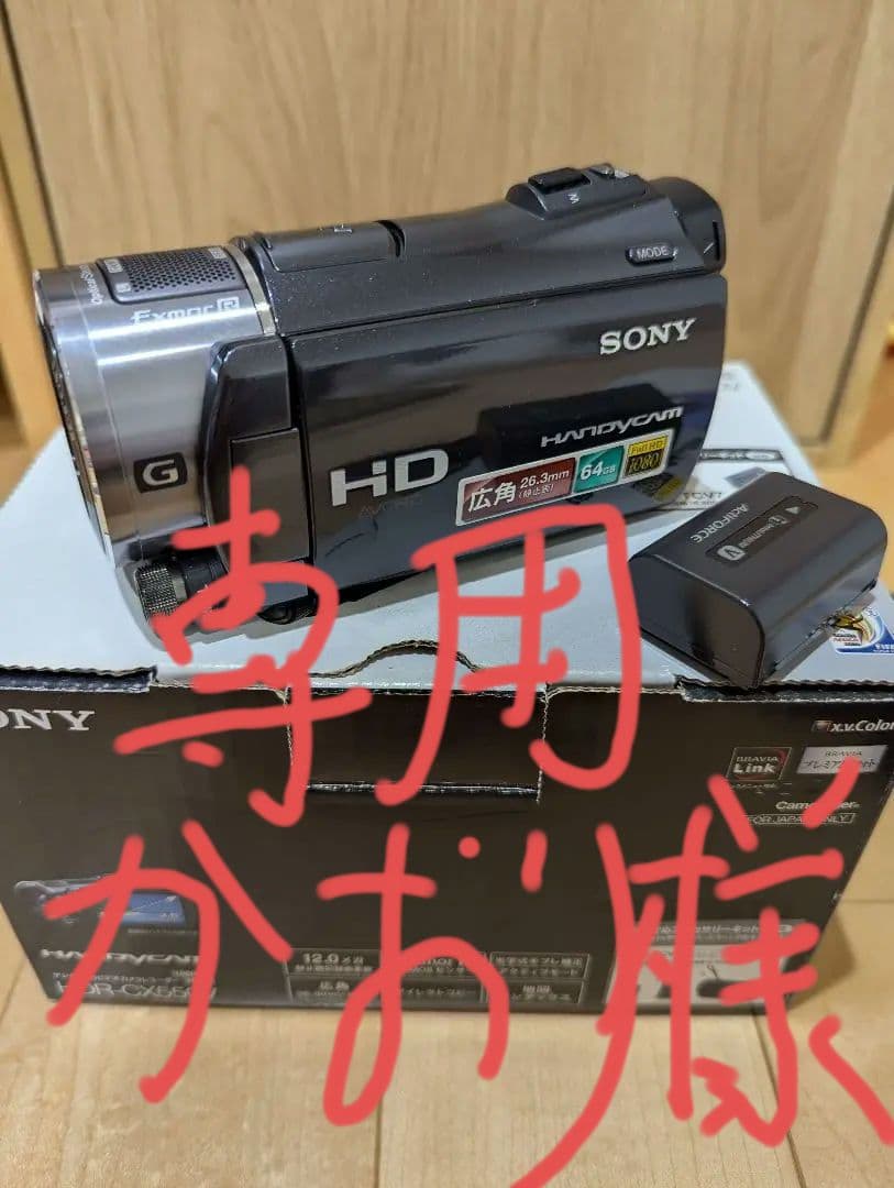 【2月28日まで限定値下げ・キズ少】SONY ハンディカム HDR-CX550V SONY HDR-CX550V 価格比較 - 価格.com