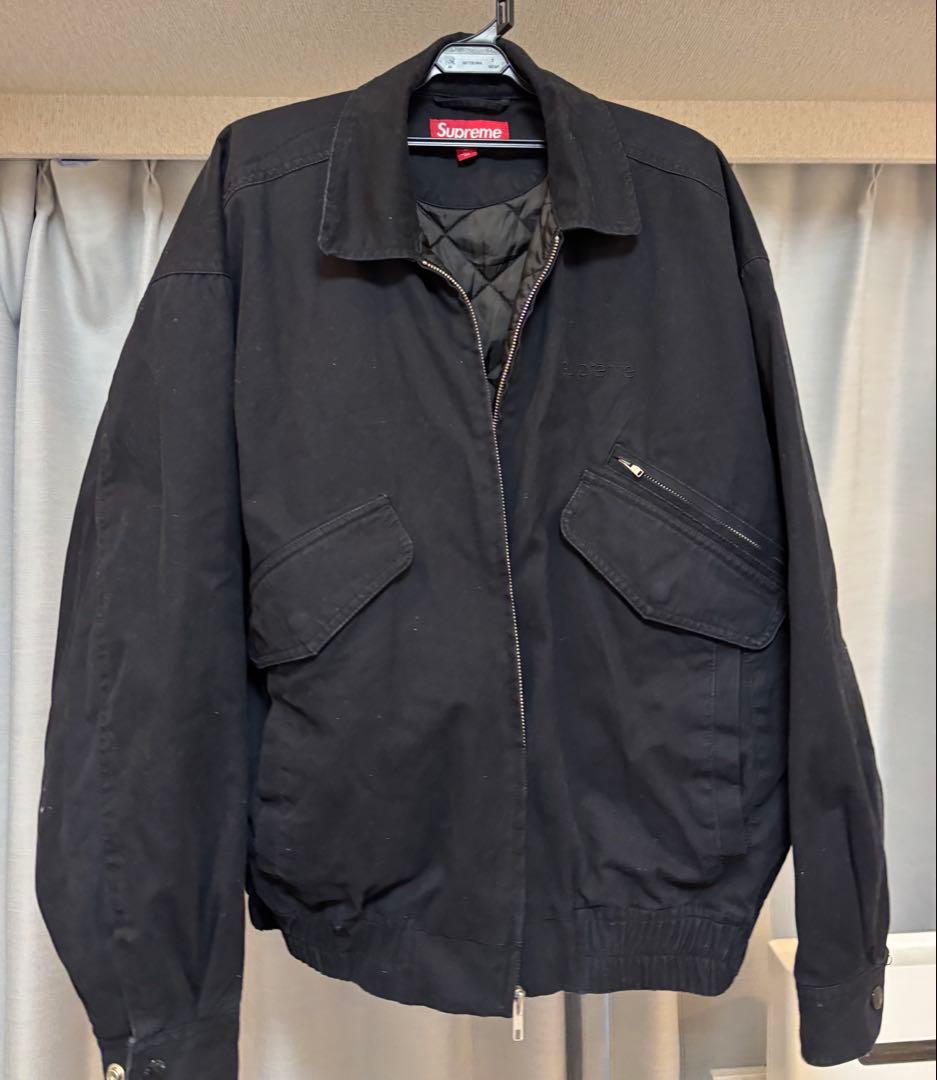S Supreme Hooded Utility Jacket Black - メルカリ