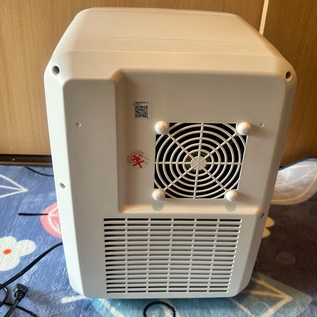 ツインバード 2電源式ポータブル電子適温ボックス HR-EB08W 冷蔵庫