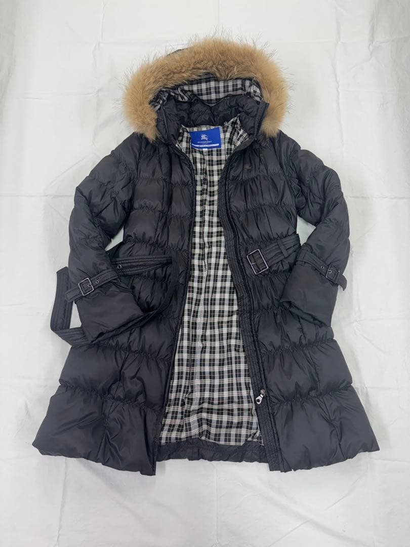 バーバリー　ブルーレーベル　ダウンコート　サイズ40 中古・古着通販】BURBERRY BLUE LABEL (バーバリーロンドンブルー