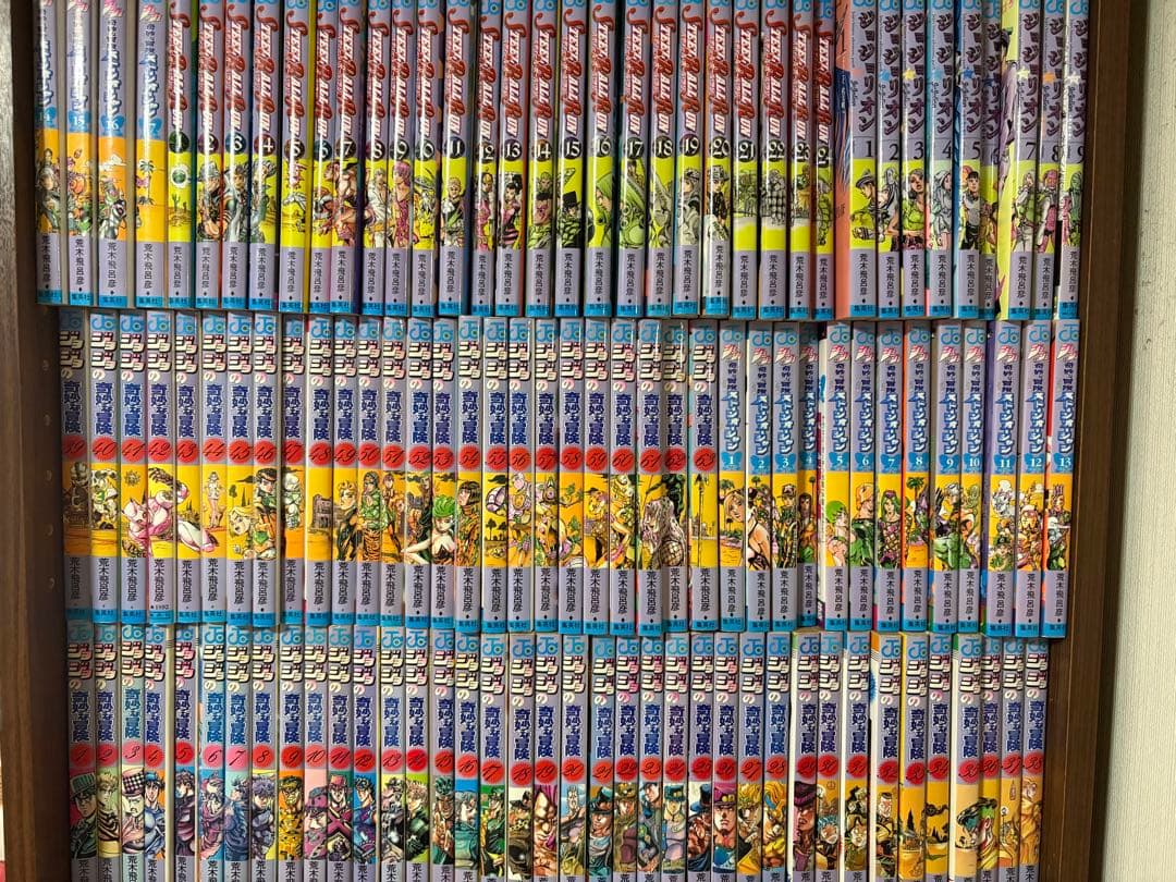 136冊ジョジョの奇妙な冒険　全巻　ジョジョリオン　スティールボールラン等 STEEL BALL RUN ―ジョジョの奇妙な冒険Part7 コミック 全24巻 完結