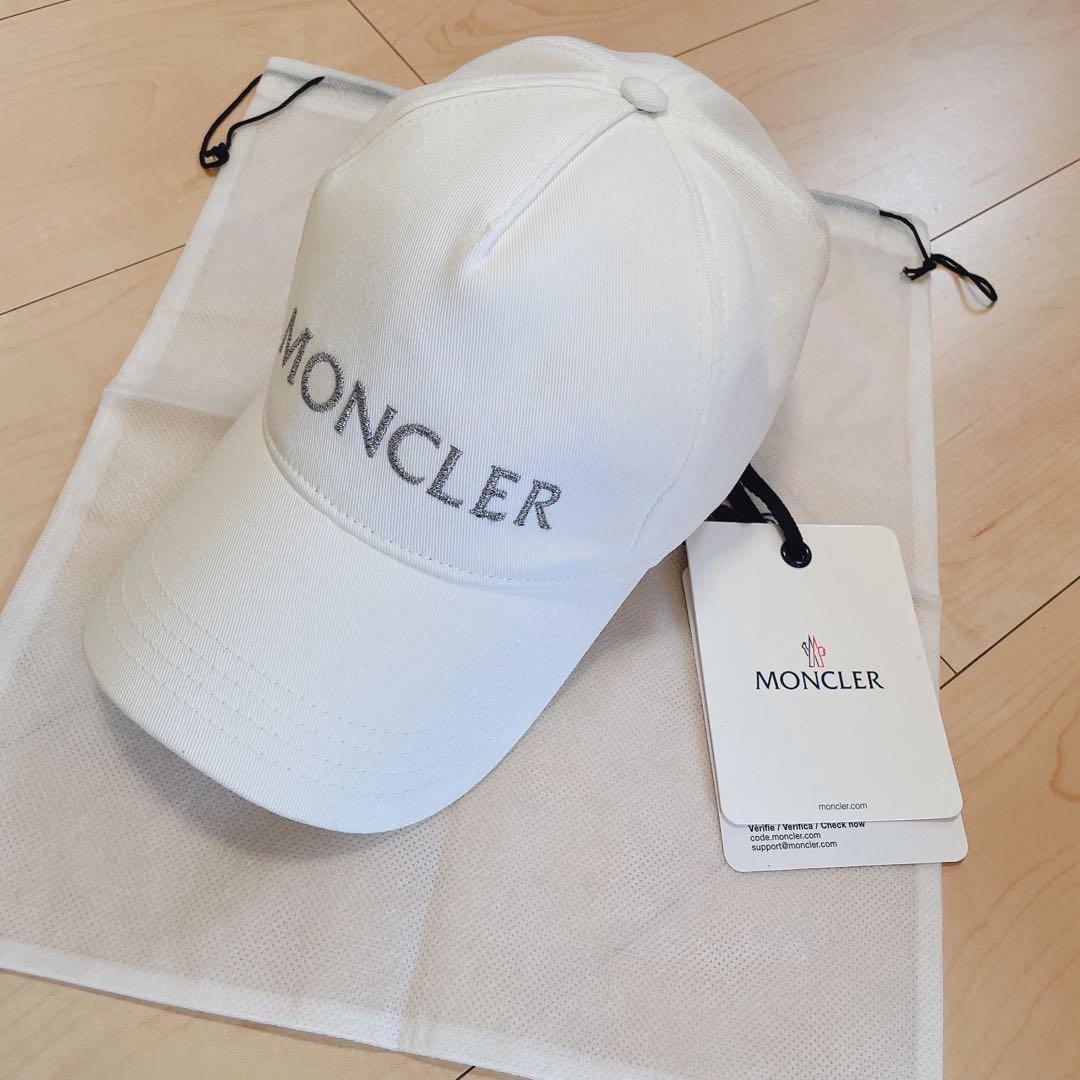 MONCLER ホワイト ベースボールキャップ MONCLER（モンクレール） ベースボールキャップ BASEBALL 3B00055