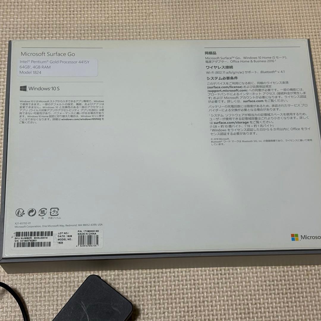 Microsoft Surface Go 64GB Model1824 美品#2