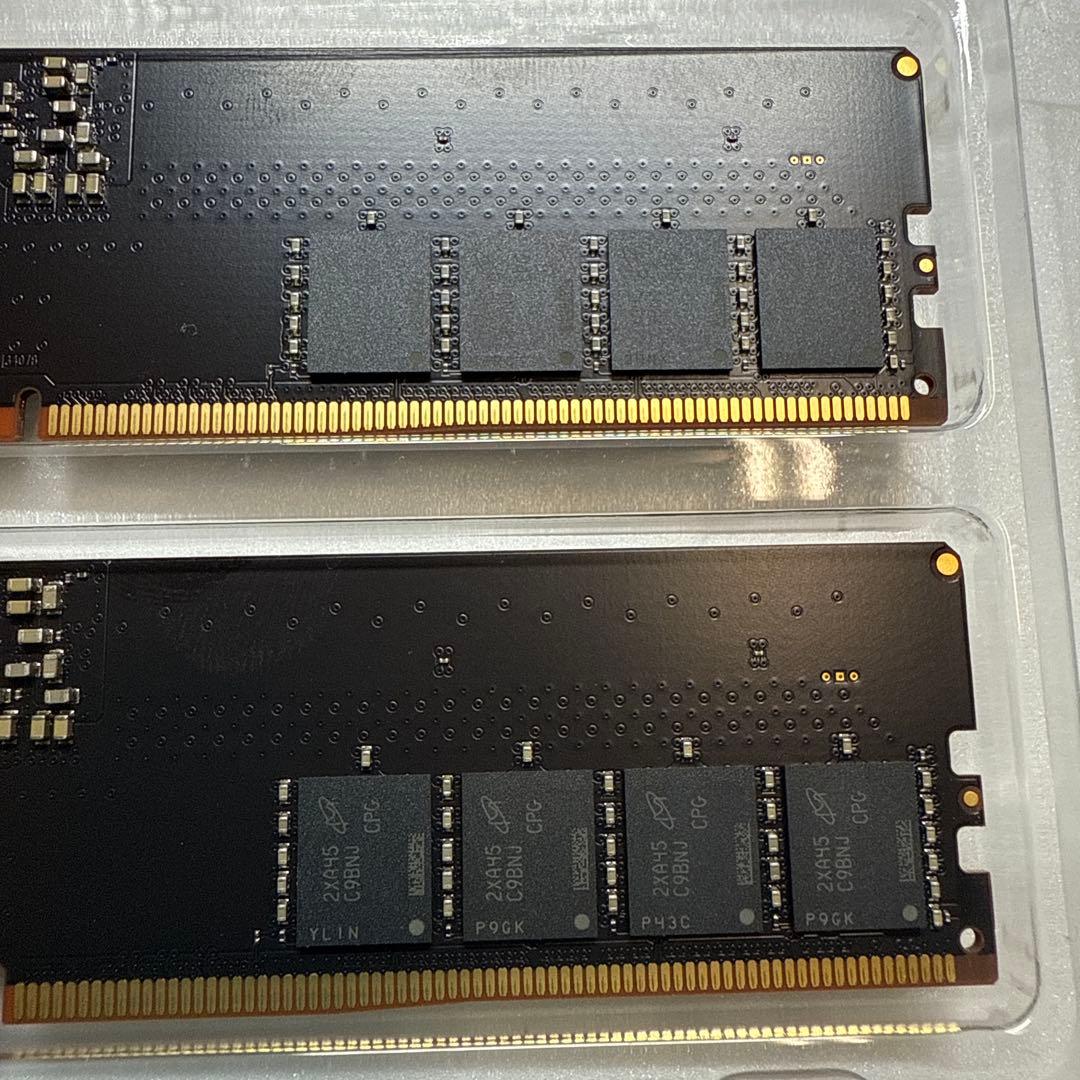 Crucial 32GB ×2枚 64GB DDR5 4800MHz メモリー
