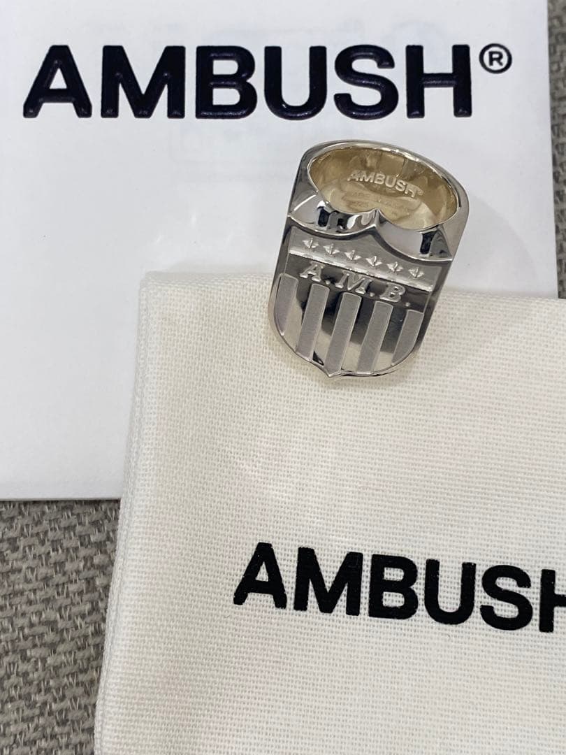 新品未使用品AMBUSH VARSITY RINGアンブッシュサイズM - メルカリ