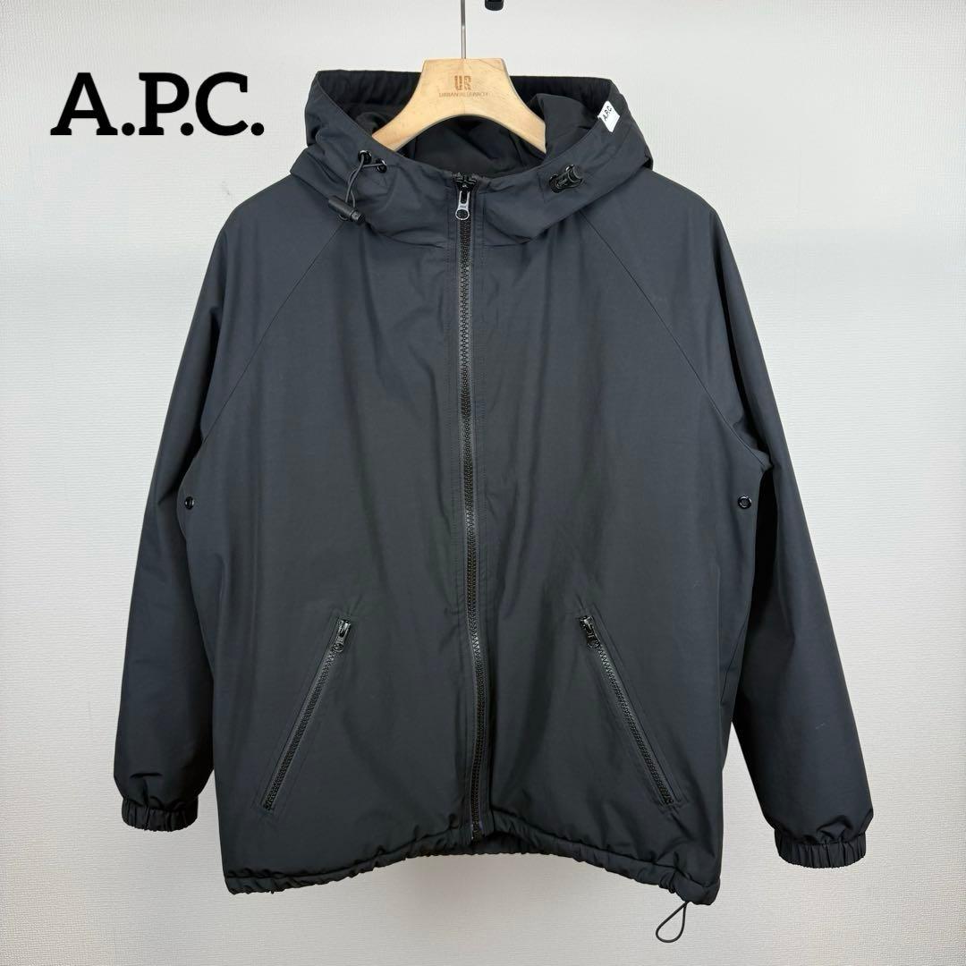 A.P.C. アーペーセー YOURI ブラック 黒 XS フード付きブルゾン Youri ブルゾン｜UNISEXE / MANTEAUX & BLOUSONS｜A.P.C.