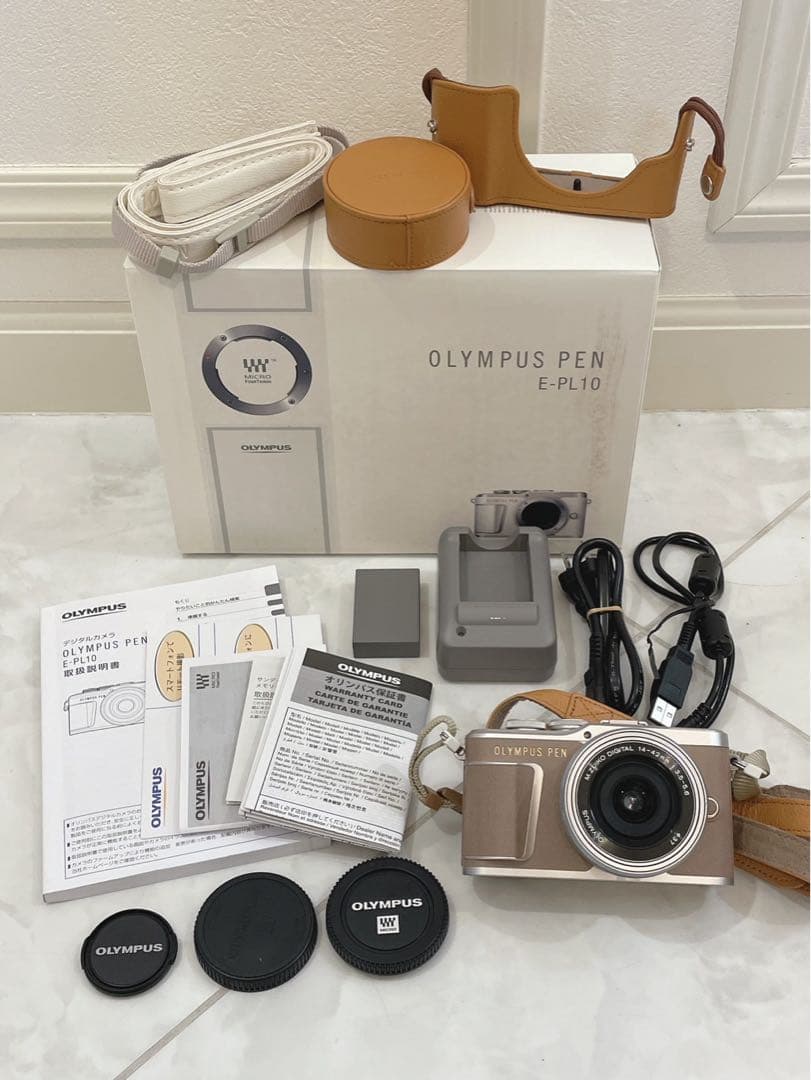 OLYMPUS PEN E-PL10 オリンパス ミラーレス 一眼レフ 付属多数 オリンパス、ミラーレス一眼カメラ『OLYMPUS PEN E-PL10』を発表