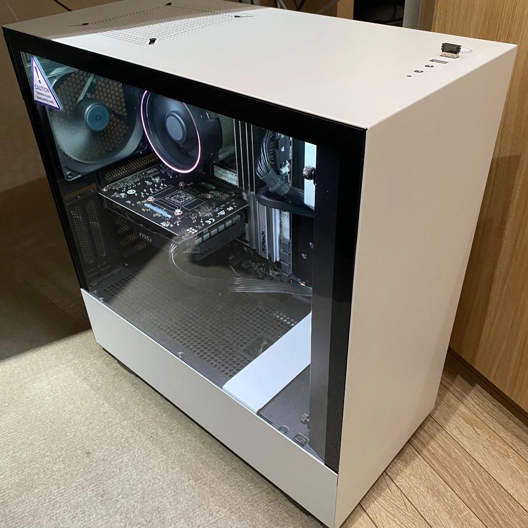 中古自作PC CPU3.7GHz メモリ32GB SSD1TB+HDD4TB 中古 自作PC(Ryzen 5 7600X/32GB/SSD1TB/RTX4070Ti/W11H) 4540001987