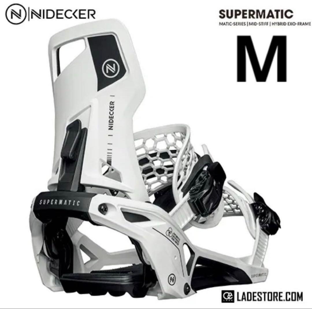 NIDECKER SUPERMATIC 箱付き Mサイズ　24-245モデル NIDECKER（ナイデッカー） 24-25 NIDECKER/ナイデッカー SUPERMATIC