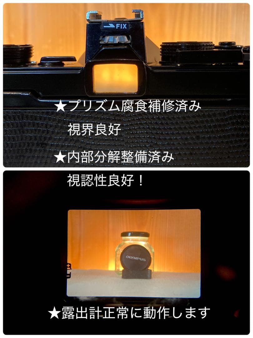 完動品＊美品＊初期保証★OLYMPUS OM-1★リザード本革外装★作例多数！