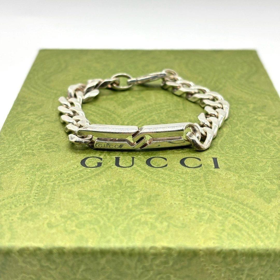 GUCCI ノット インフィニティ チェーンブレスレット 喜平 シルバー925