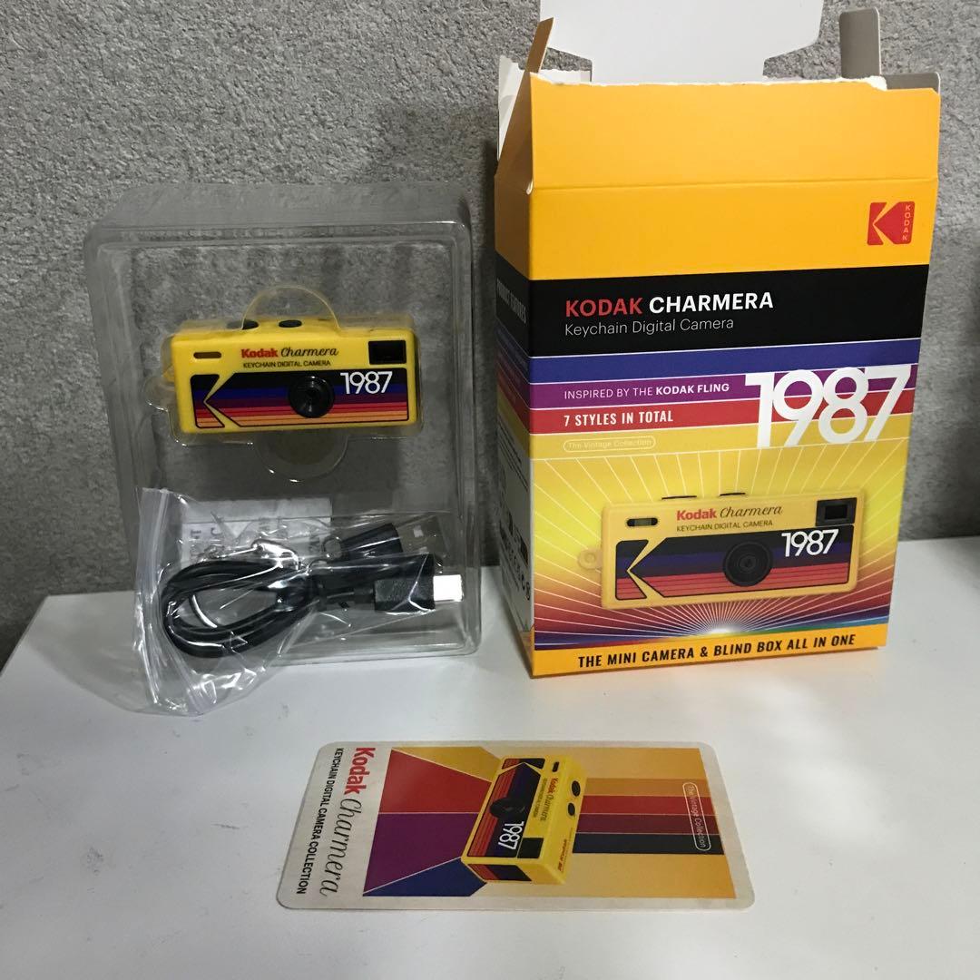 正規品　Kodak Charmera イエロー トイカメラ コダック 1987 KODAK CHARMERA Keychain Digital Camera Blind Box Collection