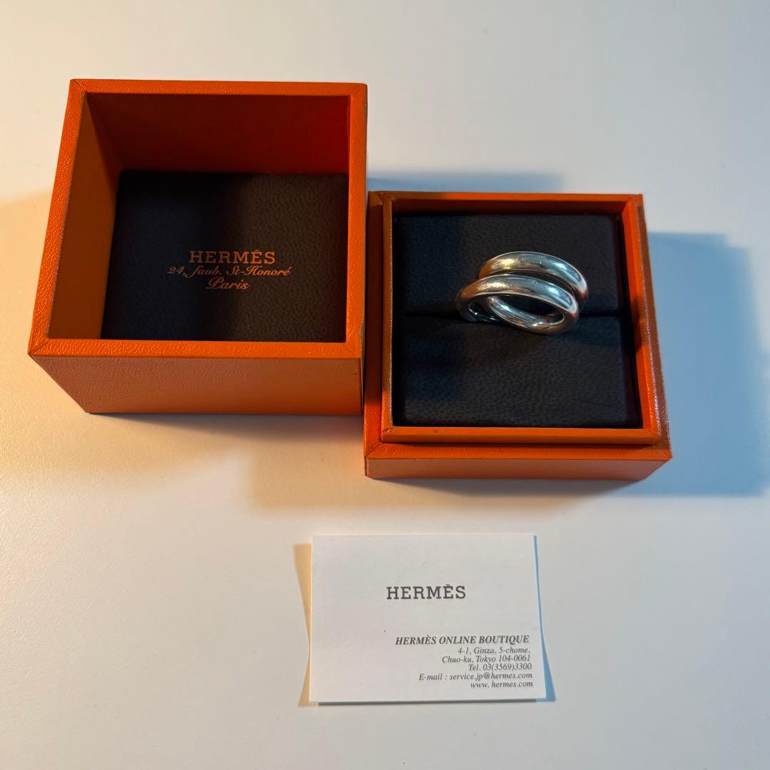 エルメス　シルバー　リング　ヴェルティージュ　52 日本未入荷【HERMES】《ヴェルティージュ》シルバー リング (HERMES
