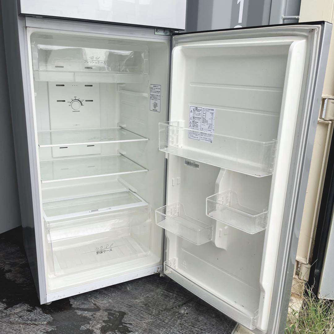 26取付無料！スタイリッシュシルバー大きめ227L 製氷ケース付き冷蔵庫！洗濯機