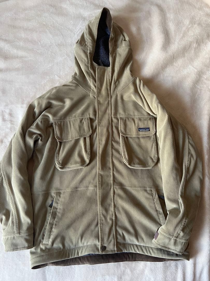 石*ン様 （激レア）patagonia フード付きジャケット M ベージュ - メルカリ