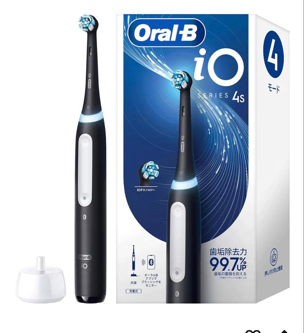 Oral-B iOシリーズ 4s 電動歯ブラシ本体　新品替ブラシ4本付き Amazon | オーラルB iO 正規品 ジェントルケア 1年分 (4本) 【iO