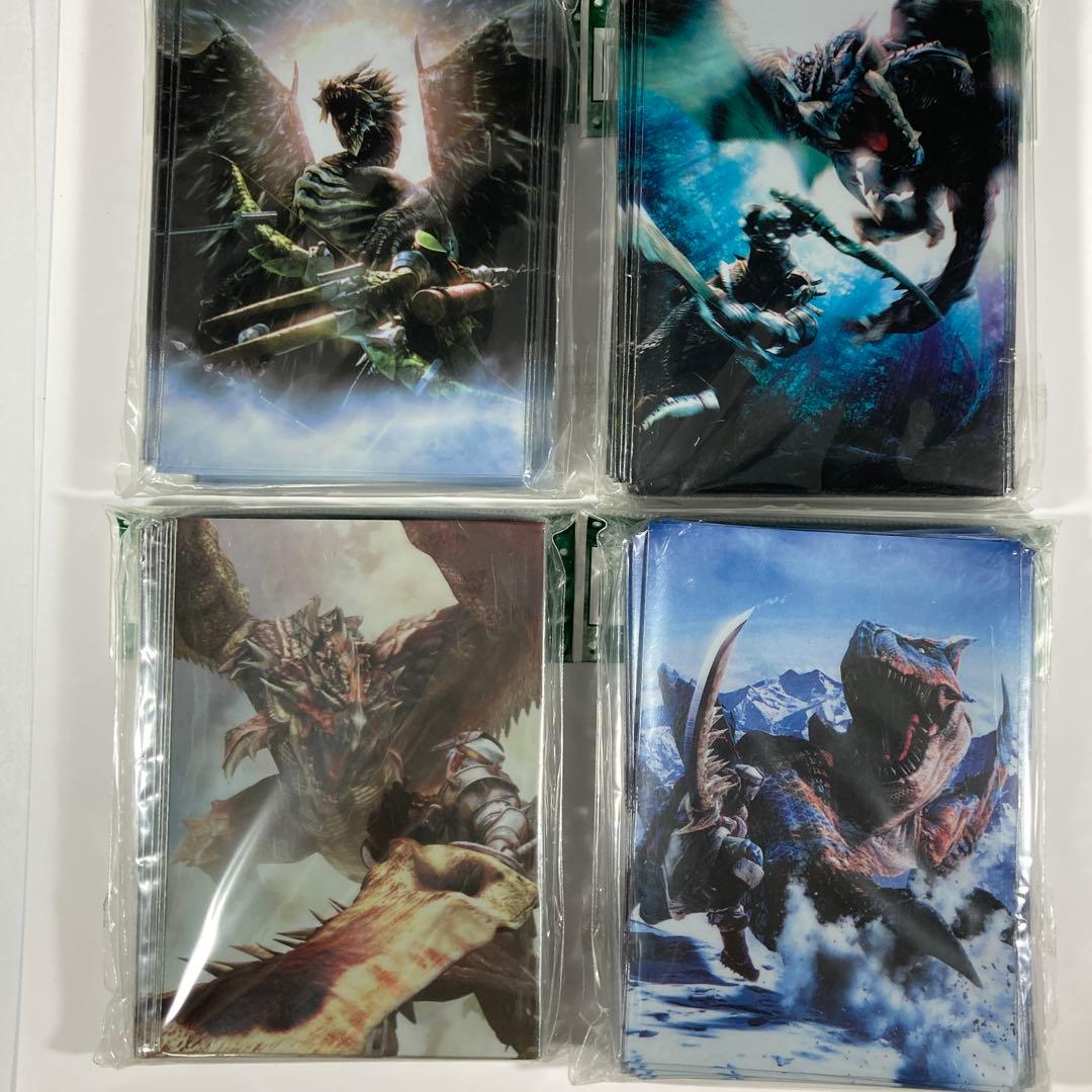 モンスターハンターTCG 公式スリーブ 4種セット 未開封 モンスターハンターTCG 公式スリーブ 4種セット 未開封 - メルカリ