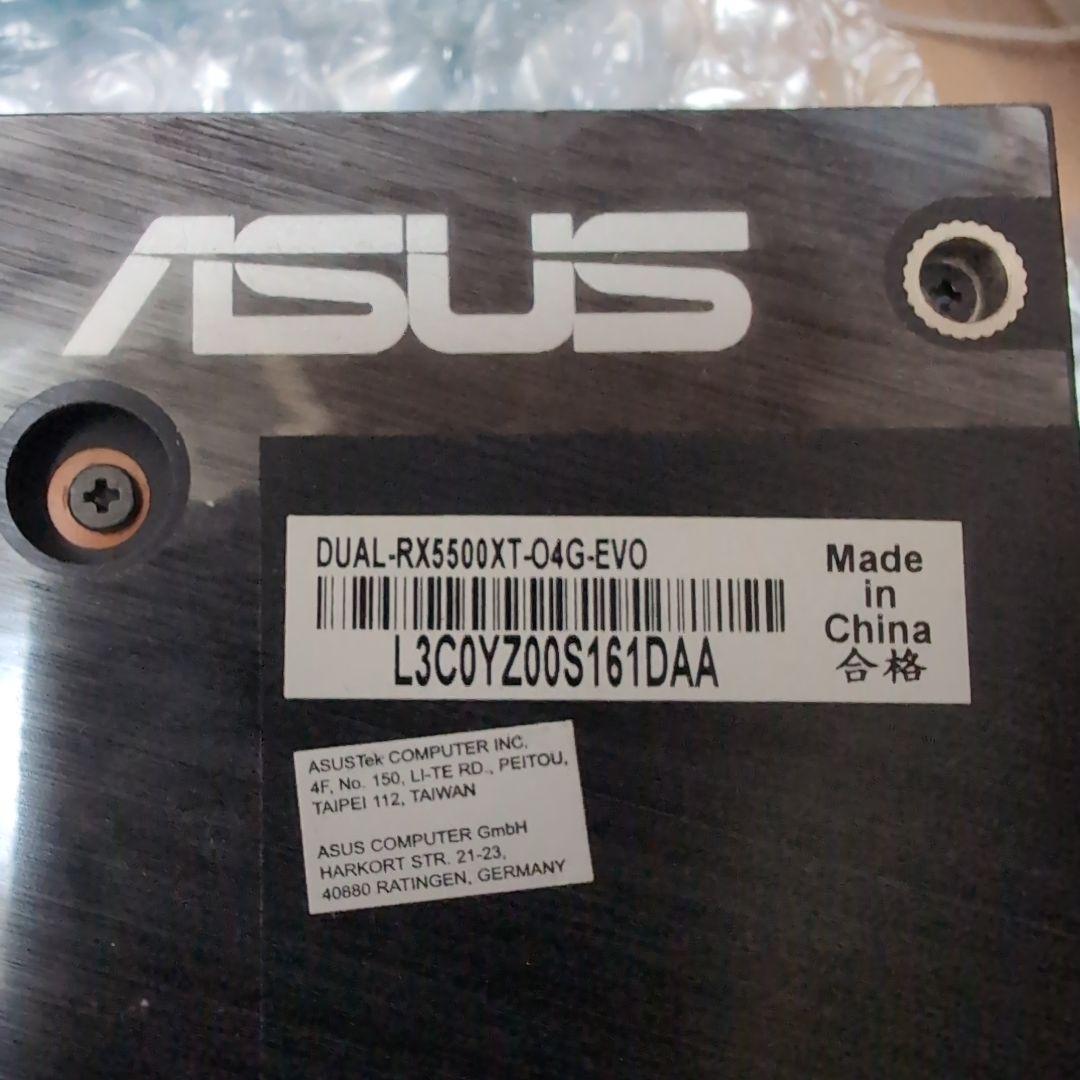 グラフィックボード・グラボ・ビデオカード ASUS DUAL-RX5500XT-04G-EVO