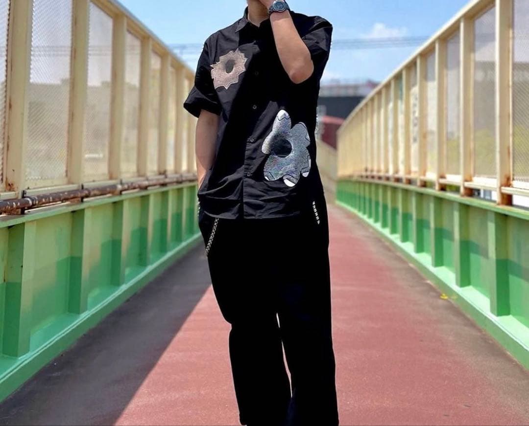 i*7様 Supreme - Nate Lowman S/S Shirt 黒 L - メルカリ