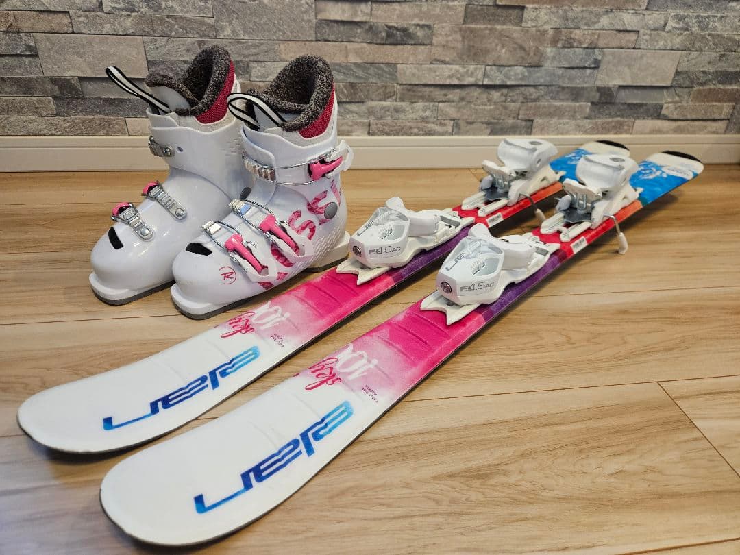 LINEスキー ビンディング付き 133cm