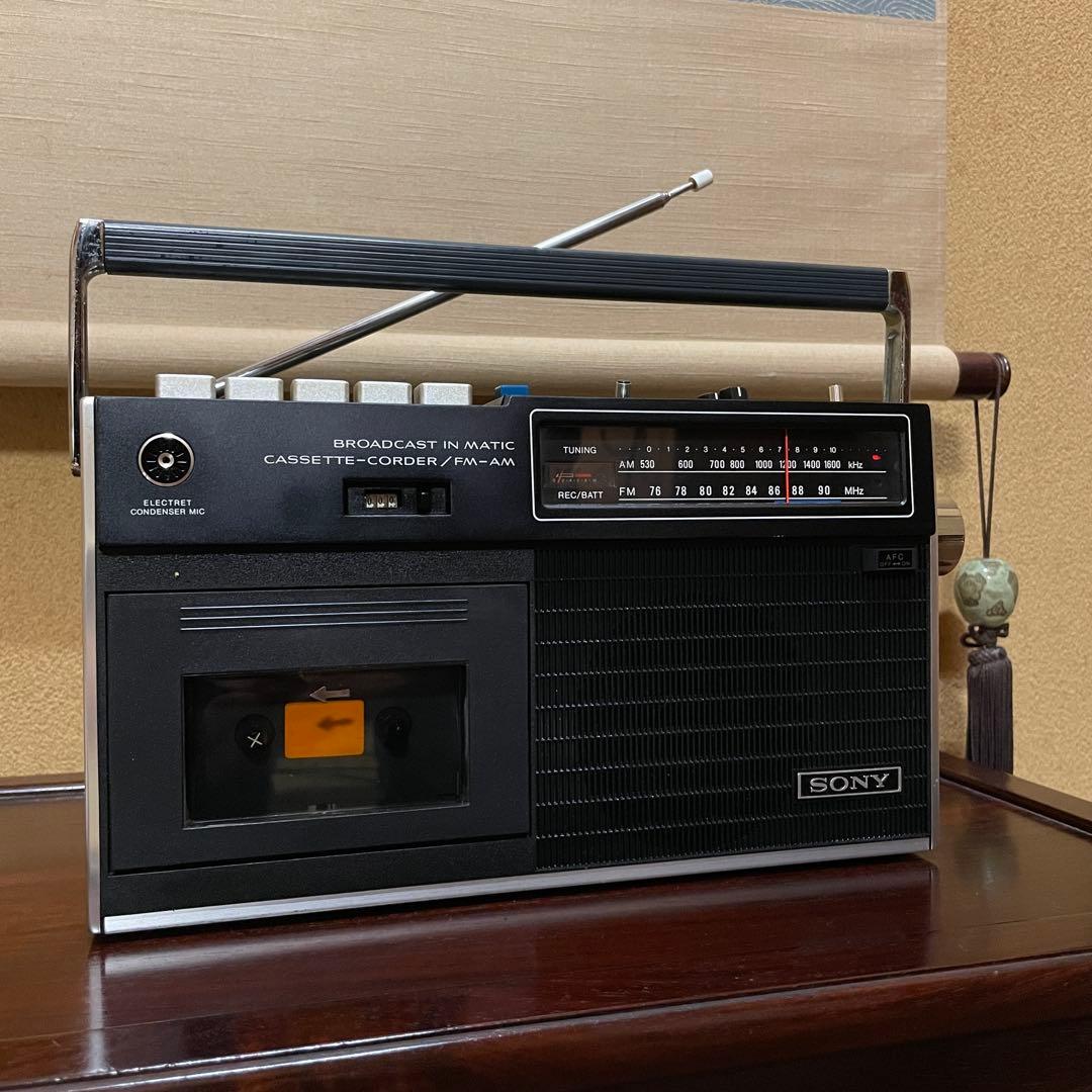 SONY／ソニー／ラジカセ／CF-1500／メンテナンス済み／メンテセット付属