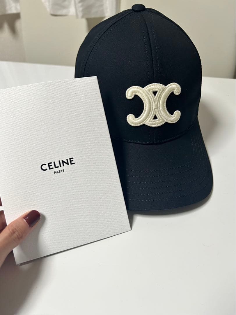 セリーヌ Sトリンオフキャップ 購入時のレシート有 楽天市場】セリーヌ 帽子 キャップ CELINE トリオンフ ベースボール