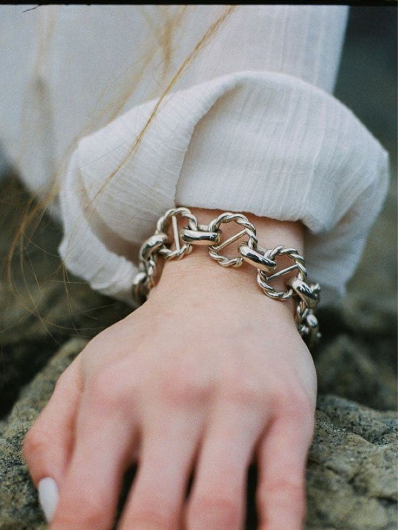 Llife ボタンブレスレット silver925 LIDNM