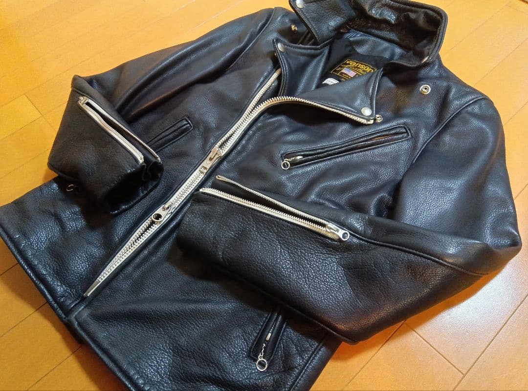 Y*T様 VANSONバンソンC2Rライダースロンハーマン別注34ネイビーNAV Y*T様 VANSONバンソンC2Rライダースロンハーマン別注34ネイビーNAV