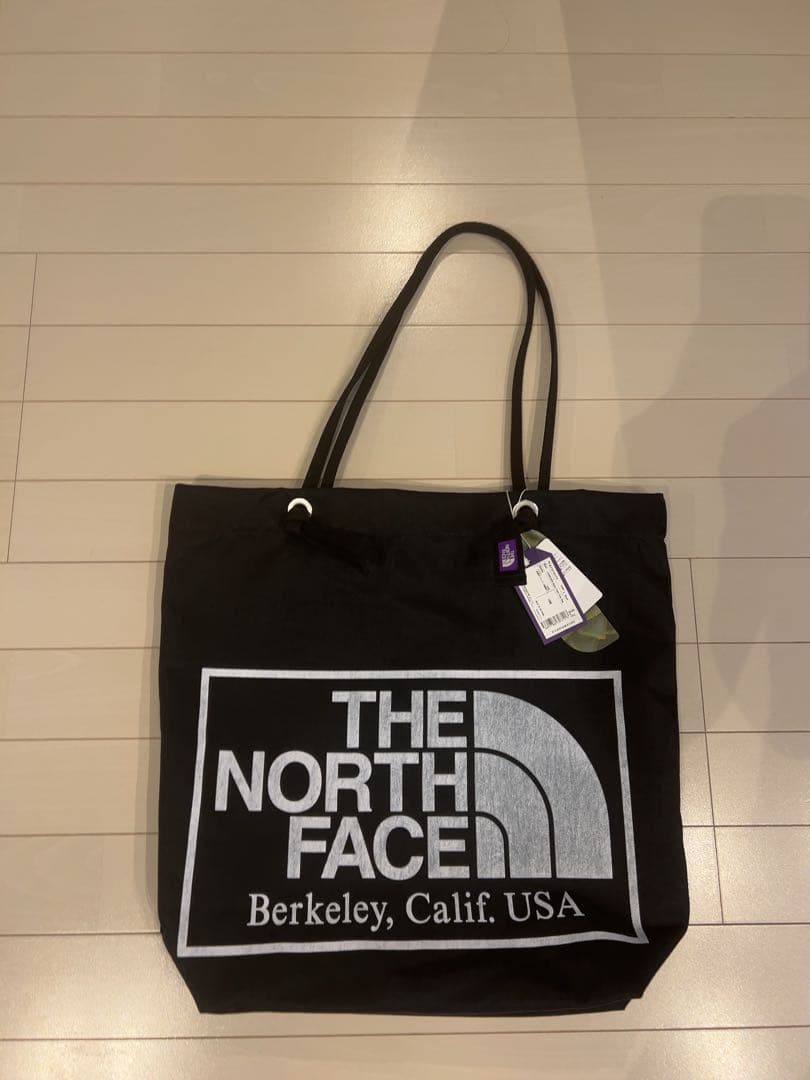 今季完売新品タグ付きザノースフェイスパープルレーベルトートバッグ黒 THE NORTH FACE PURPLE LABEL TPE Small Tote Bag Black 23SS-I（ザ
