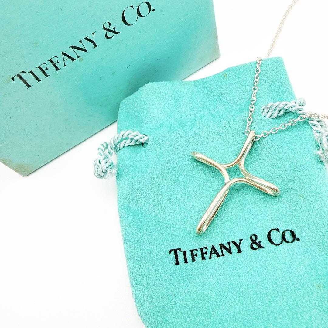 2961-15 保存箱・袋付き✨Tiffany インフィニティクロス　ネックレス 美品】ティファニー インフィニティクロス ネックレス シルバー｜Yahoo