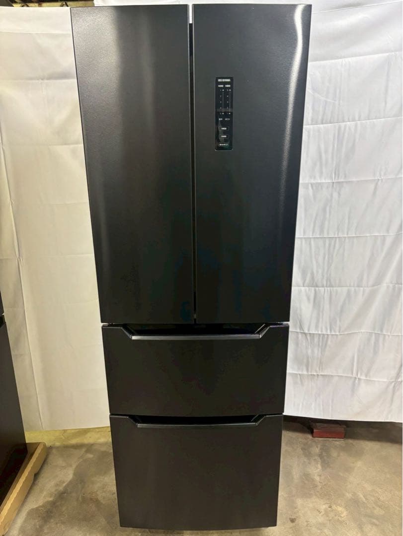 【展示品】アイリスオーヤマ 4ドア冷蔵庫 IRSN-32B 2024年320L 冷蔵庫 320L 自動霜取り IRSN-32B-B