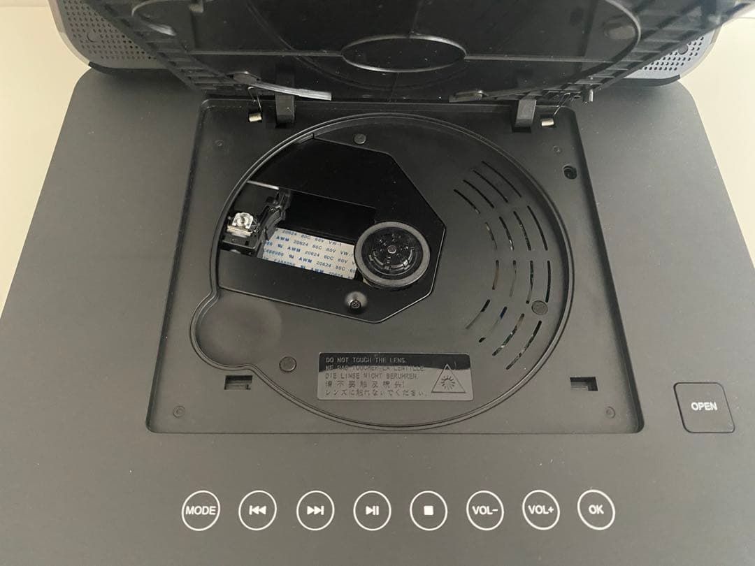 TEES TS-PBD969-BK ポータブル ブルーレイ DVD プレーヤー