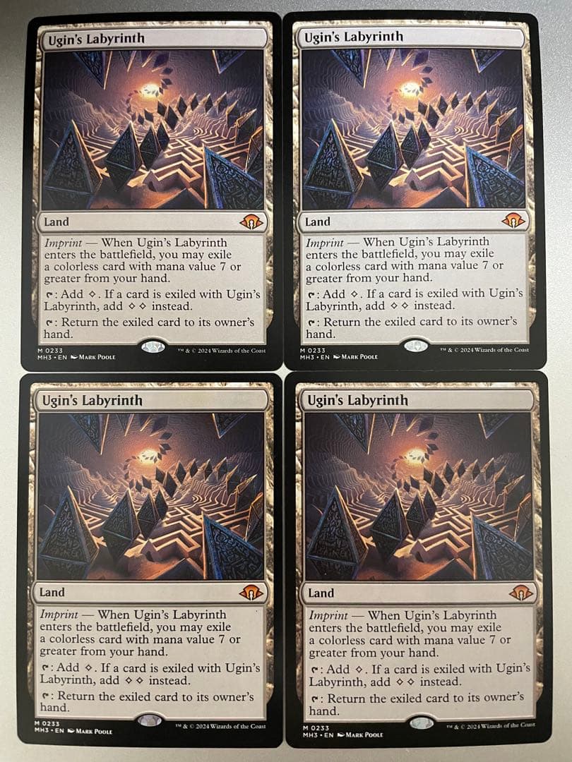 MtG ウギンの迷宮 /Ugin's Labyrinth 英語4枚 MTG ウギンの迷宮/Ugin's Labyrinth 英語 4枚セット 【公式通販】
